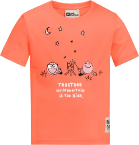 Jack Wolfskin Kids&#x27; Smileyworld Camp Tee Digital Orange | Buy Jack Wolfskin Kids&#x27; Smileyworld Camp Tee Digital Orange here | Outnorth