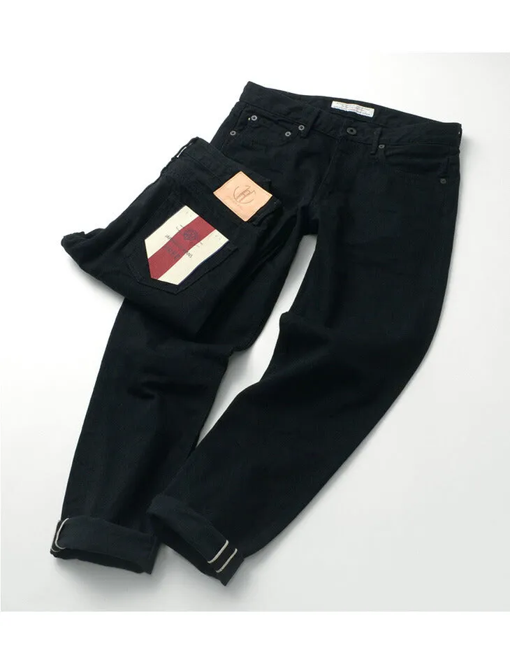 JAPAN BLUE JEANS / Prep 12oz Selvich Full Black Jeans