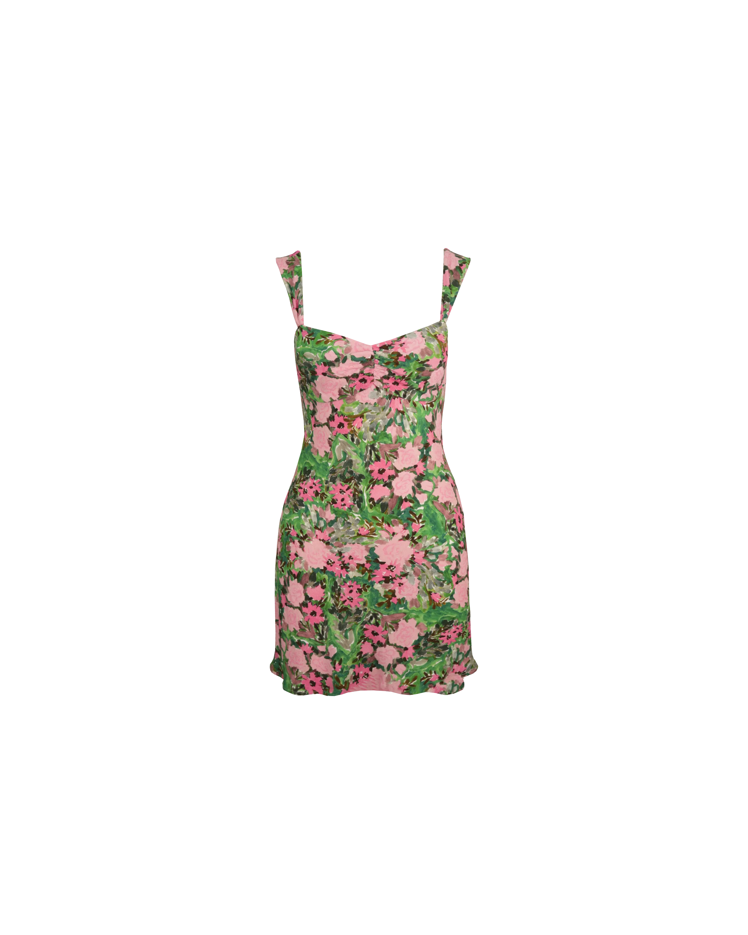 LEMON MINI DRESS AURORA FLORAL