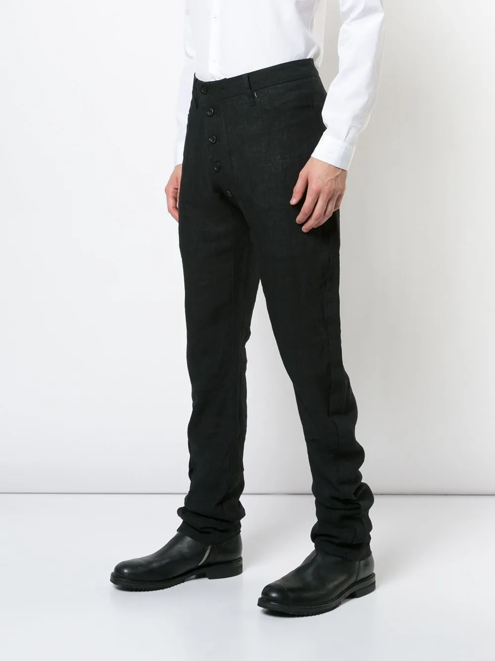 Linen Slim Trousers