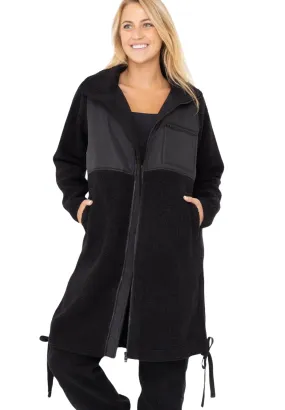 Longline Sherpa Jacket