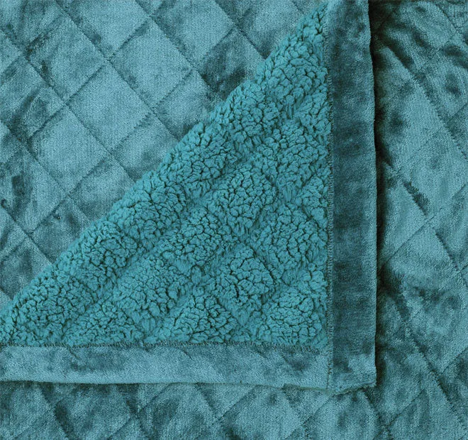 Mansfield Velvet Blanket Range Teal