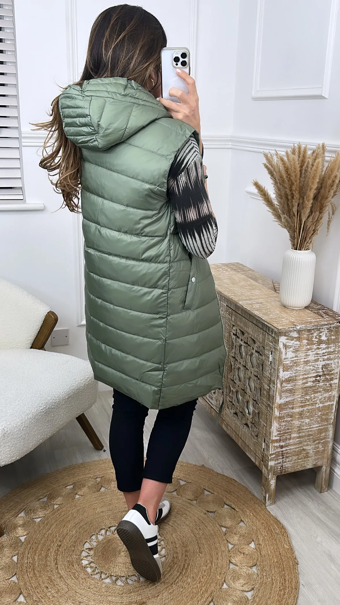 Marcia Green Quilted Gilet