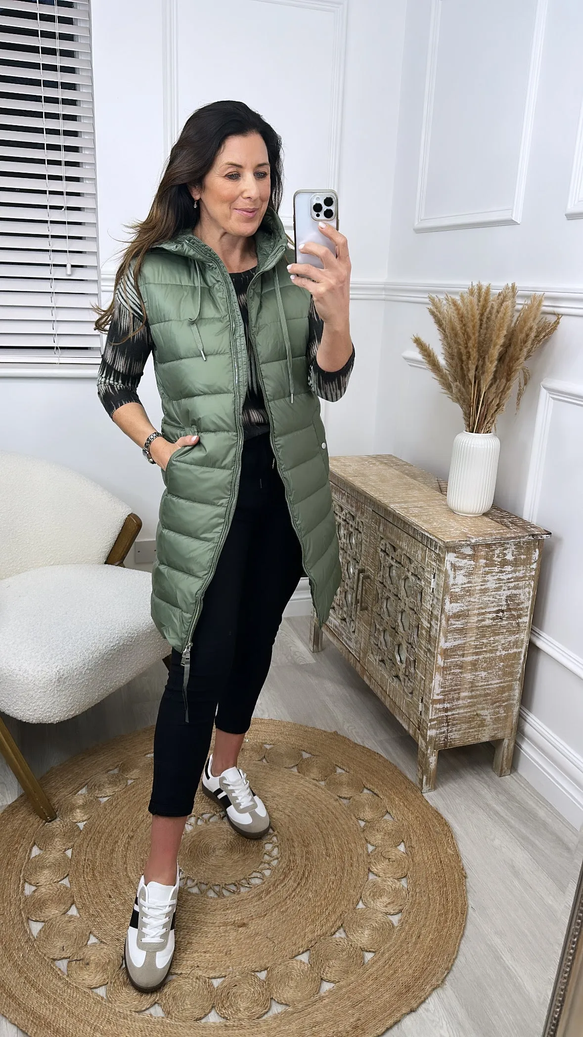 Marcia Green Quilted Gilet