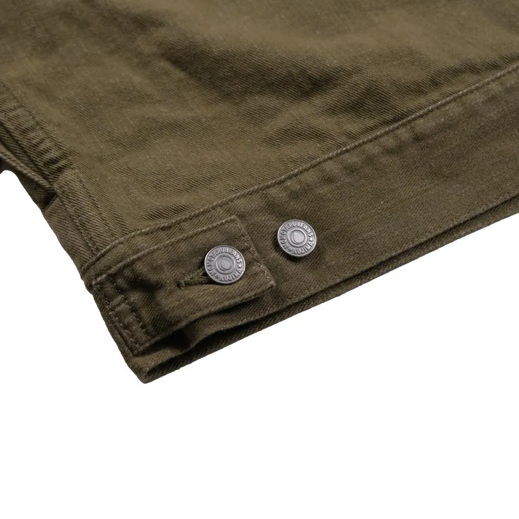 Momotaro 10.5oz. Olive Selvedge Jacket