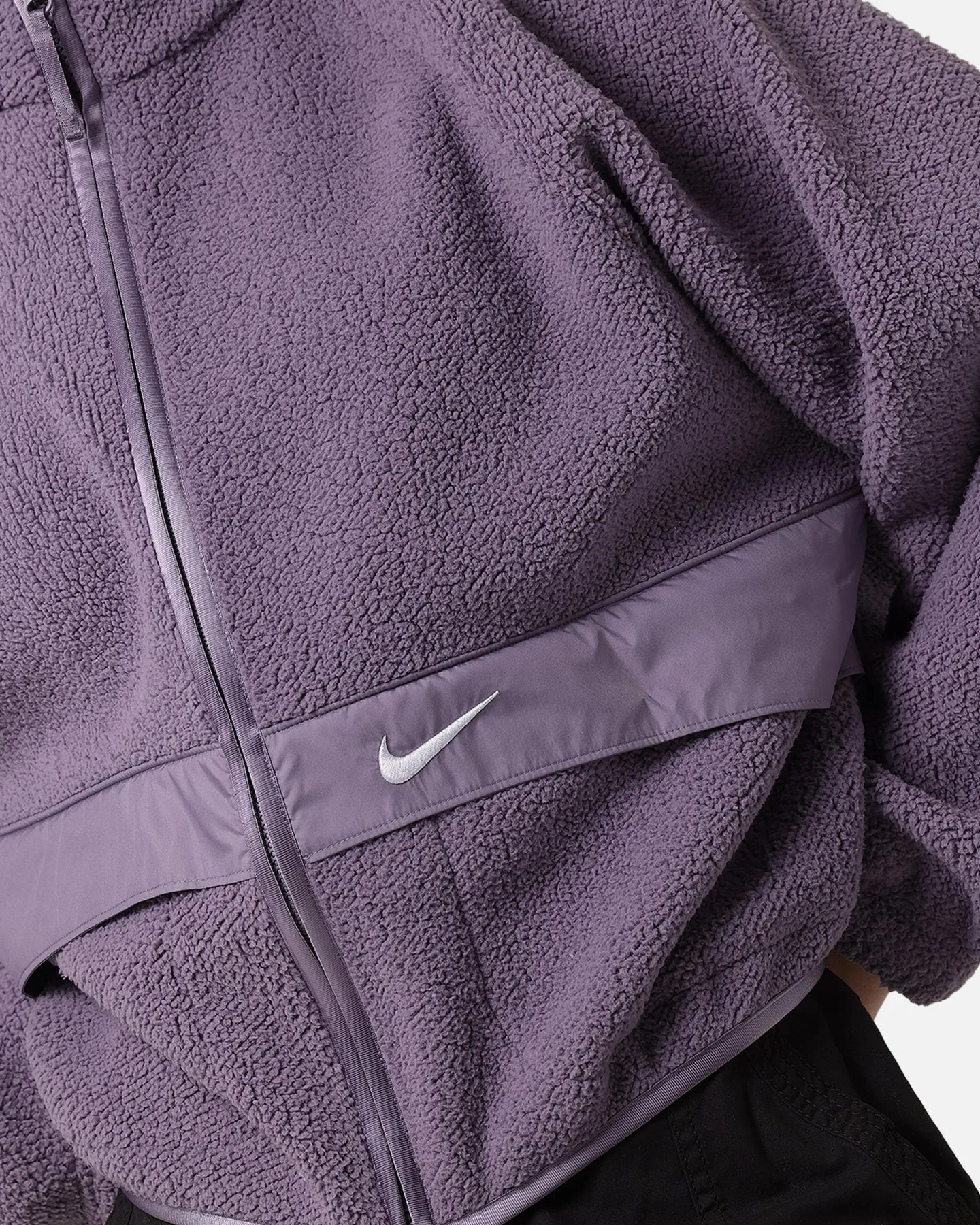 Nike Women's Sportswear Sherpa Jacket Daybreak/Oxygen Purple