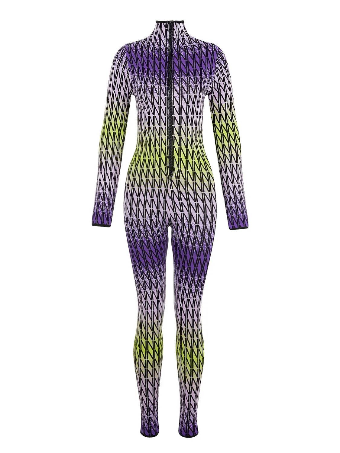 Nocturne Patterned Knitwear Jumpsuit Multi Color