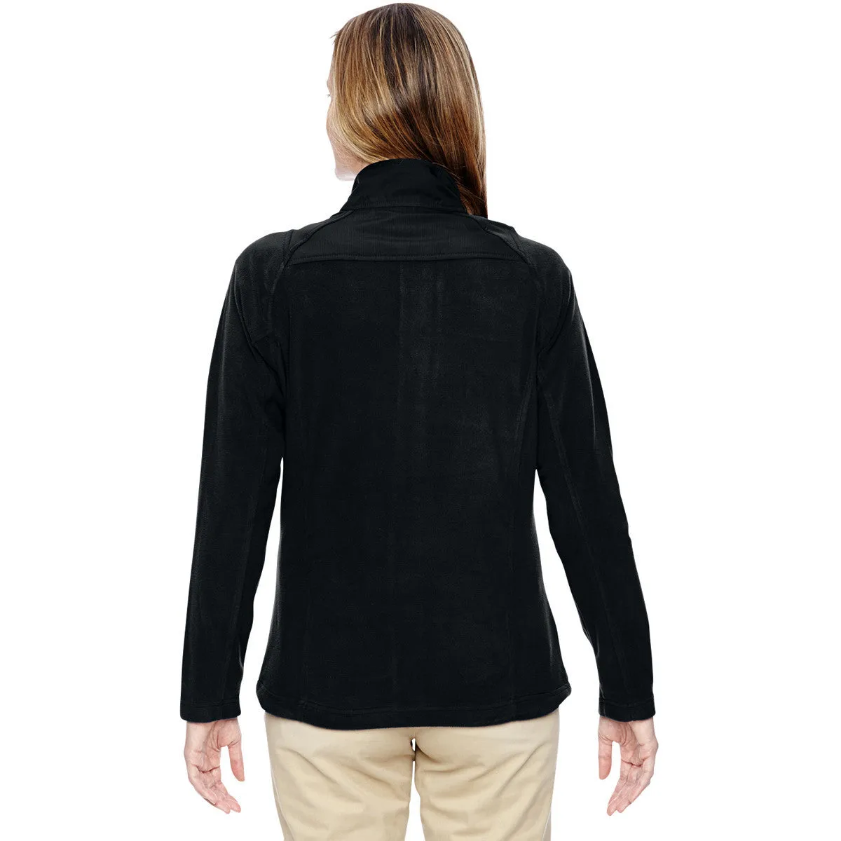 North End Women's Black Excursion Trail Fabric-Block Jacket