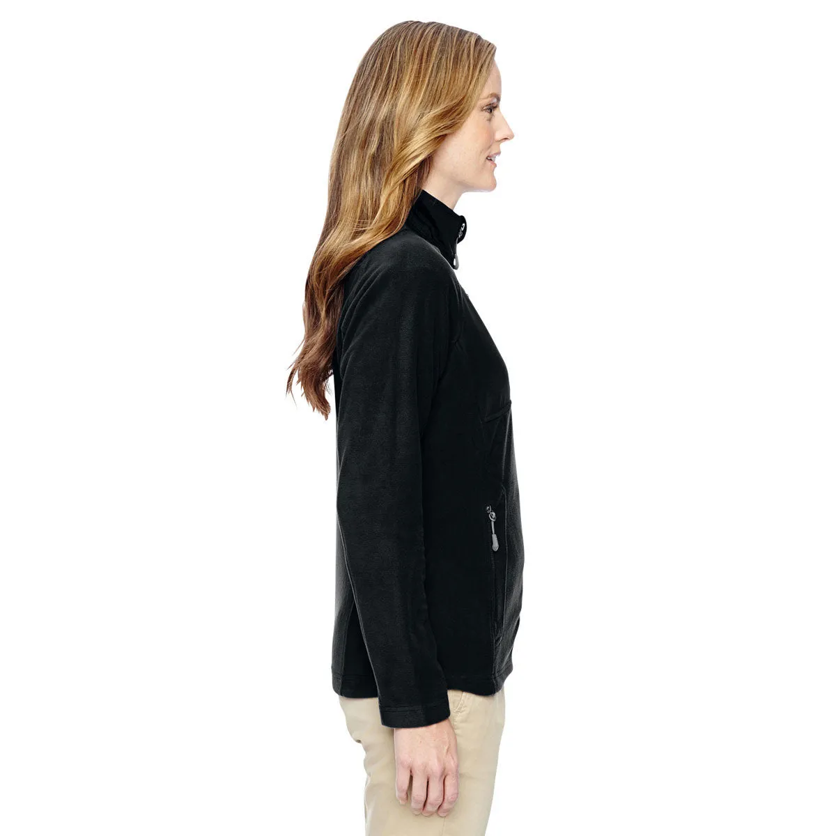 North End Women's Black Excursion Trail Fabric-Block Jacket