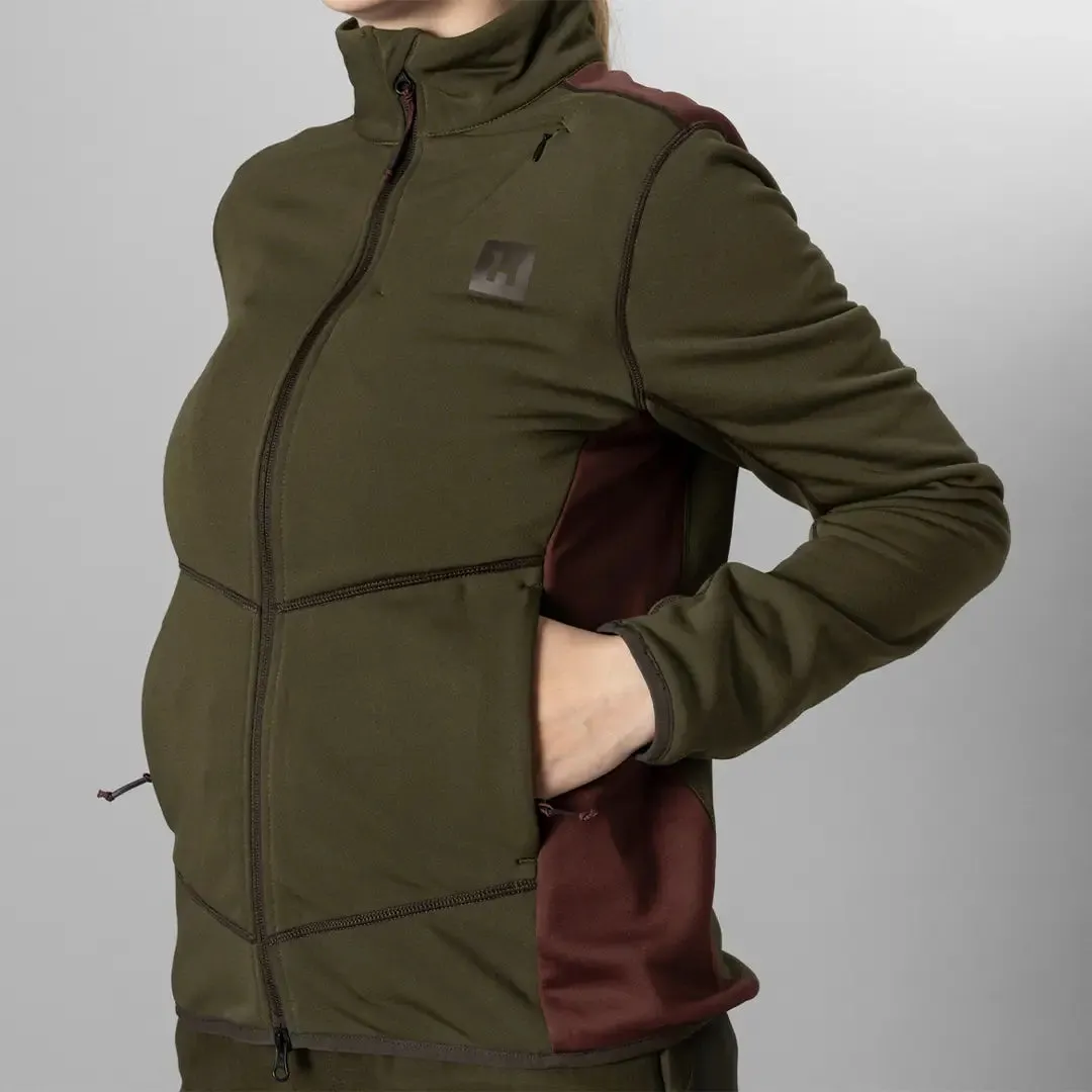 Oda Fleece Ladies Jacket - Willow Green by Harkila