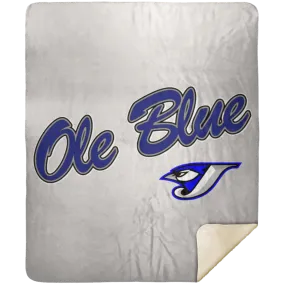 Ole Blue MSHM Premium Sherpa Blanket 50x60