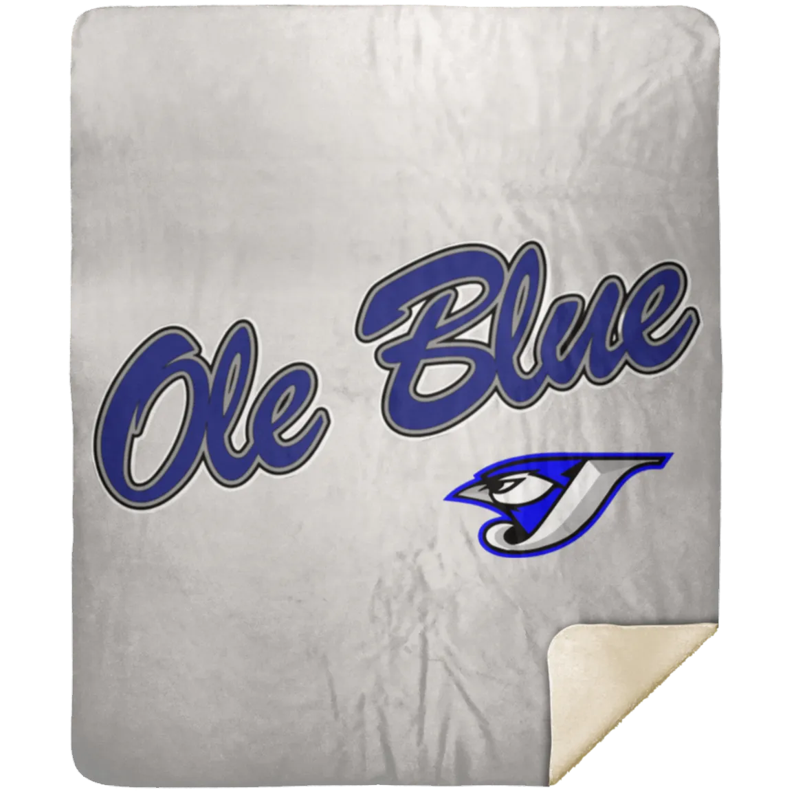 Ole Blue MSHM Premium Sherpa Blanket 50x60