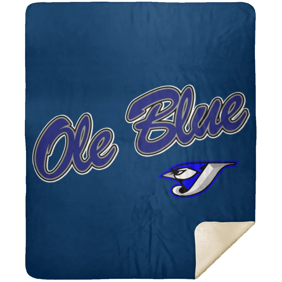 Ole Blue MSHM Premium Sherpa Blanket 50x60