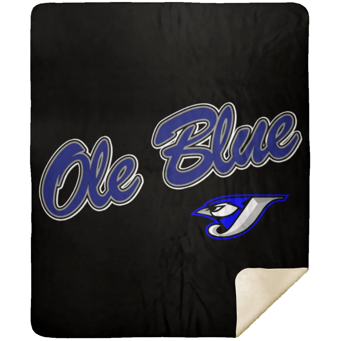 Ole Blue MSHM Premium Sherpa Blanket 50x60