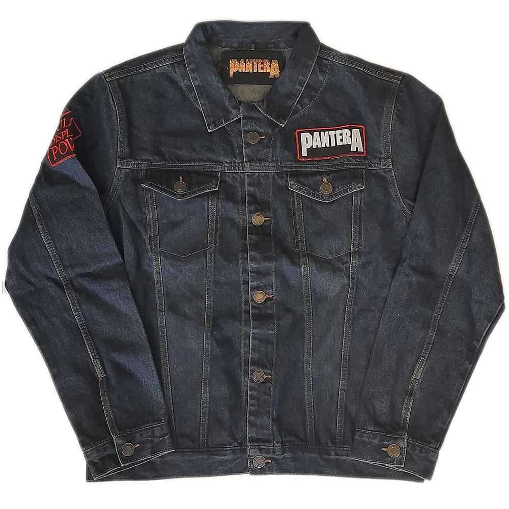 Pantera Unisex Denim Jacket: Vulgar Display of Power (Back & Sleeve Print)