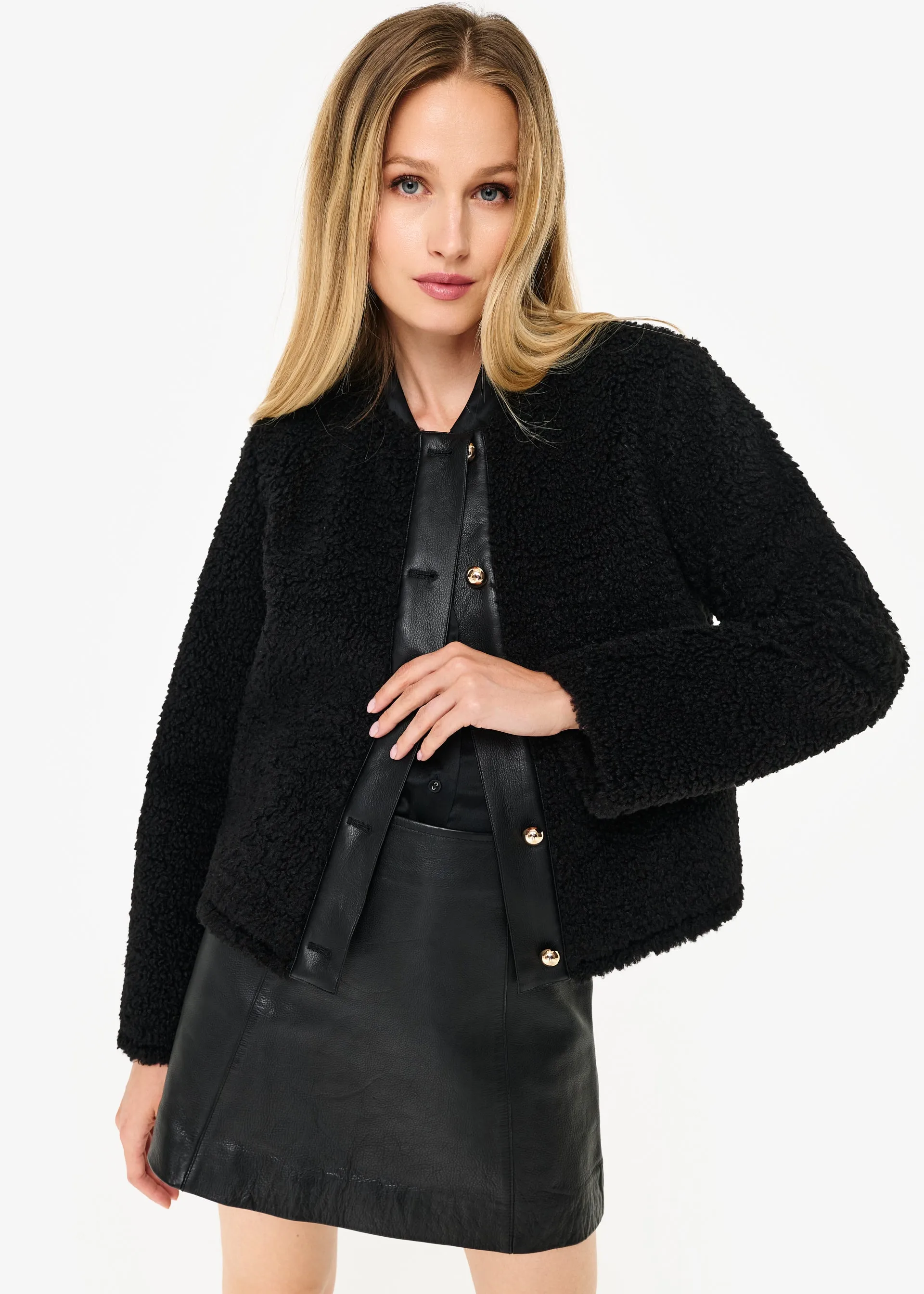 Pavan Sherpa Jacket Black