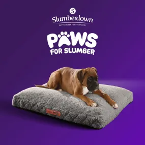 Paws for Slumber Sherpa Fleece Pet Bed