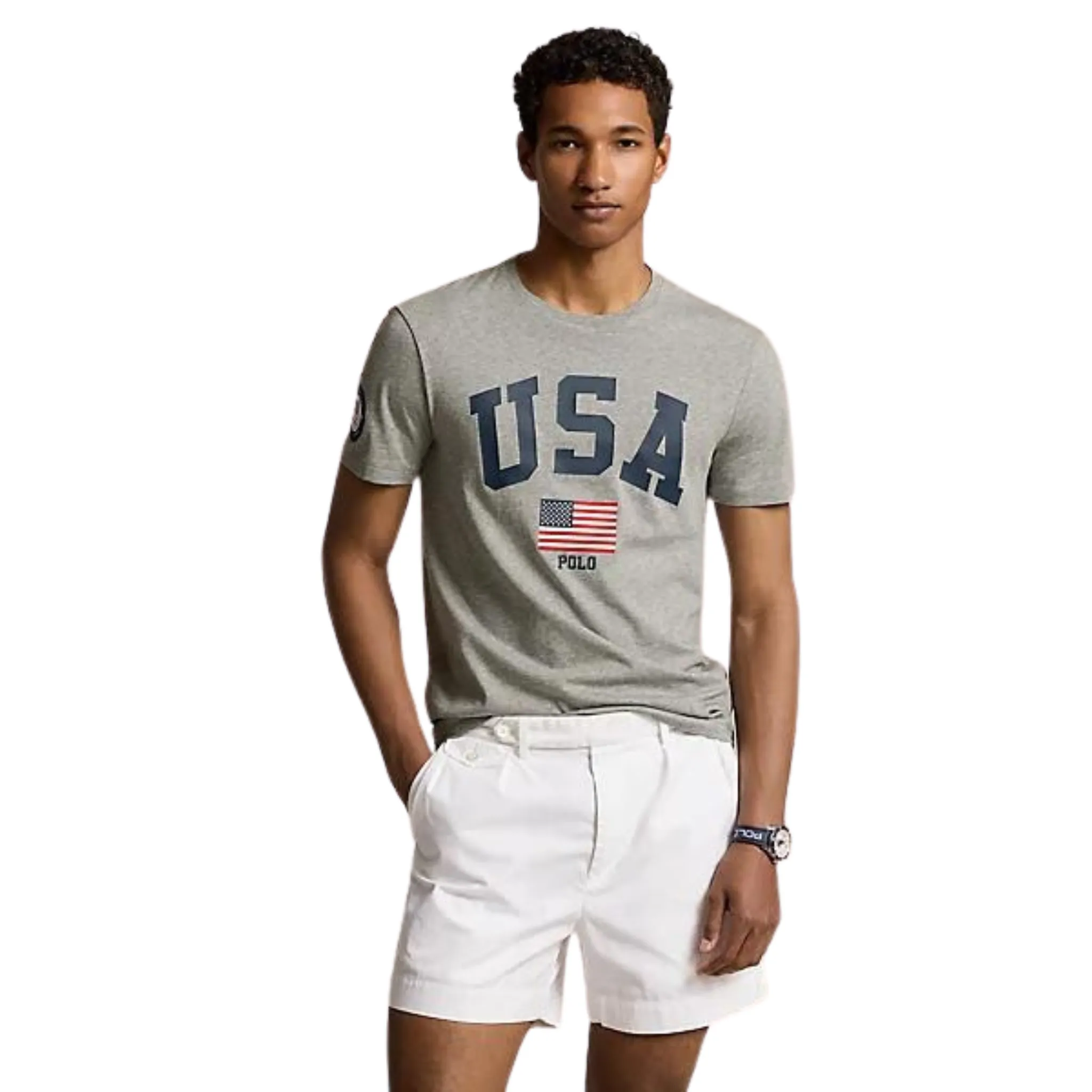 Polo Ralph Lauren USA Tee (Grey)