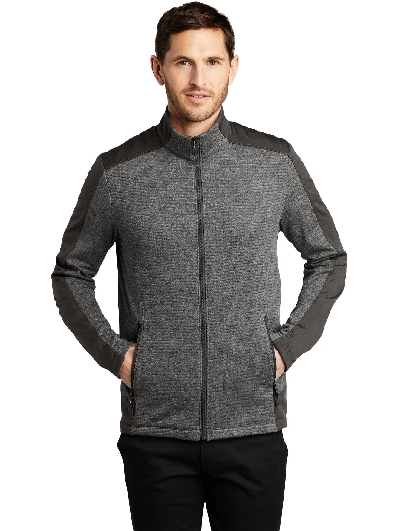 Port Authority Grid Fleece Jacket