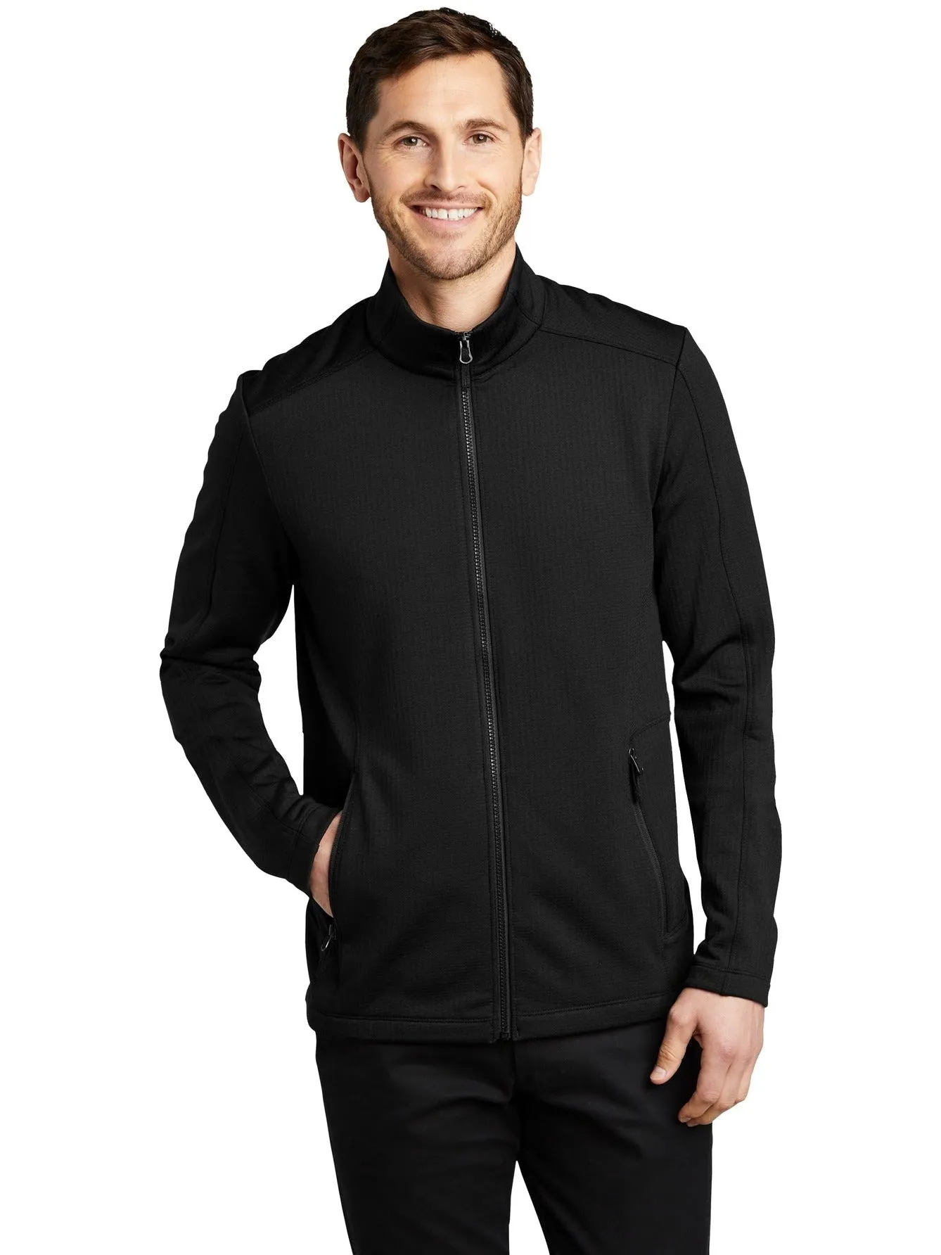 Port Authority Grid Fleece Jacket