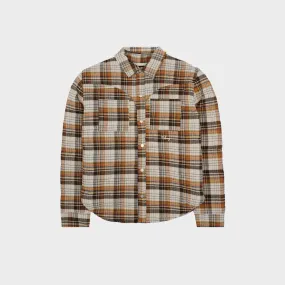 Quilted Flannel Shirt Jacket (Mojave)