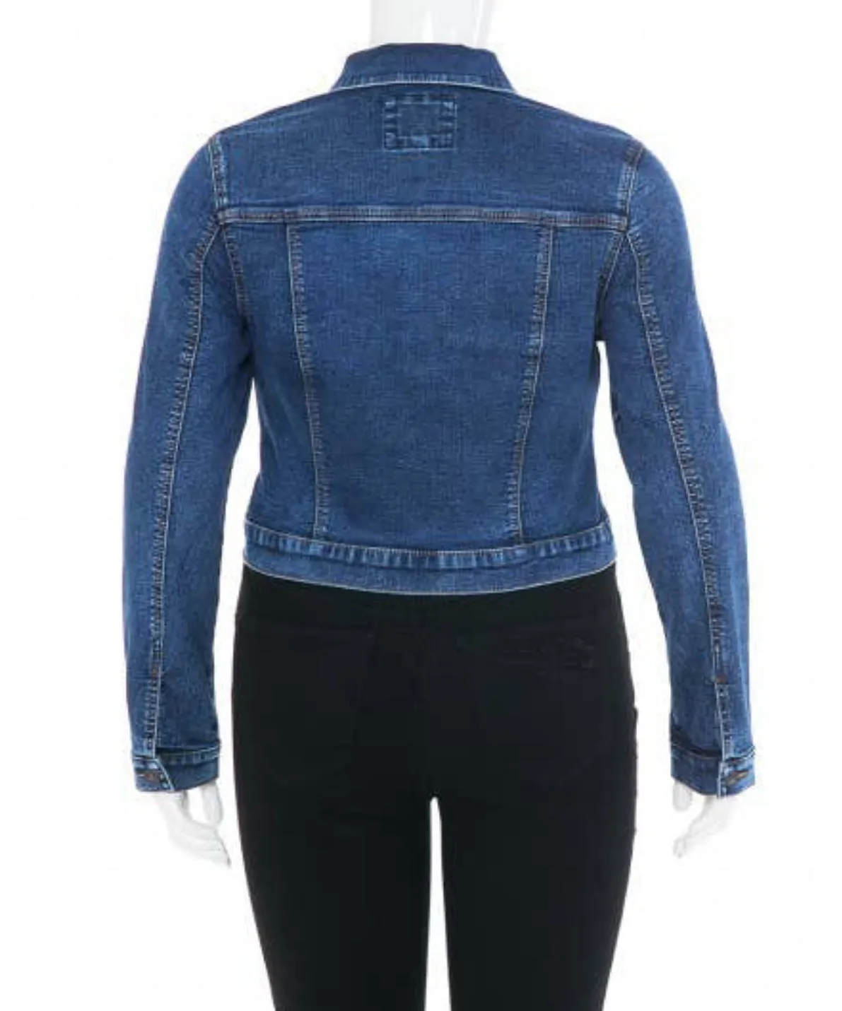 RK Apparel Slim Fit Denim Jacket-PLUS SIZE