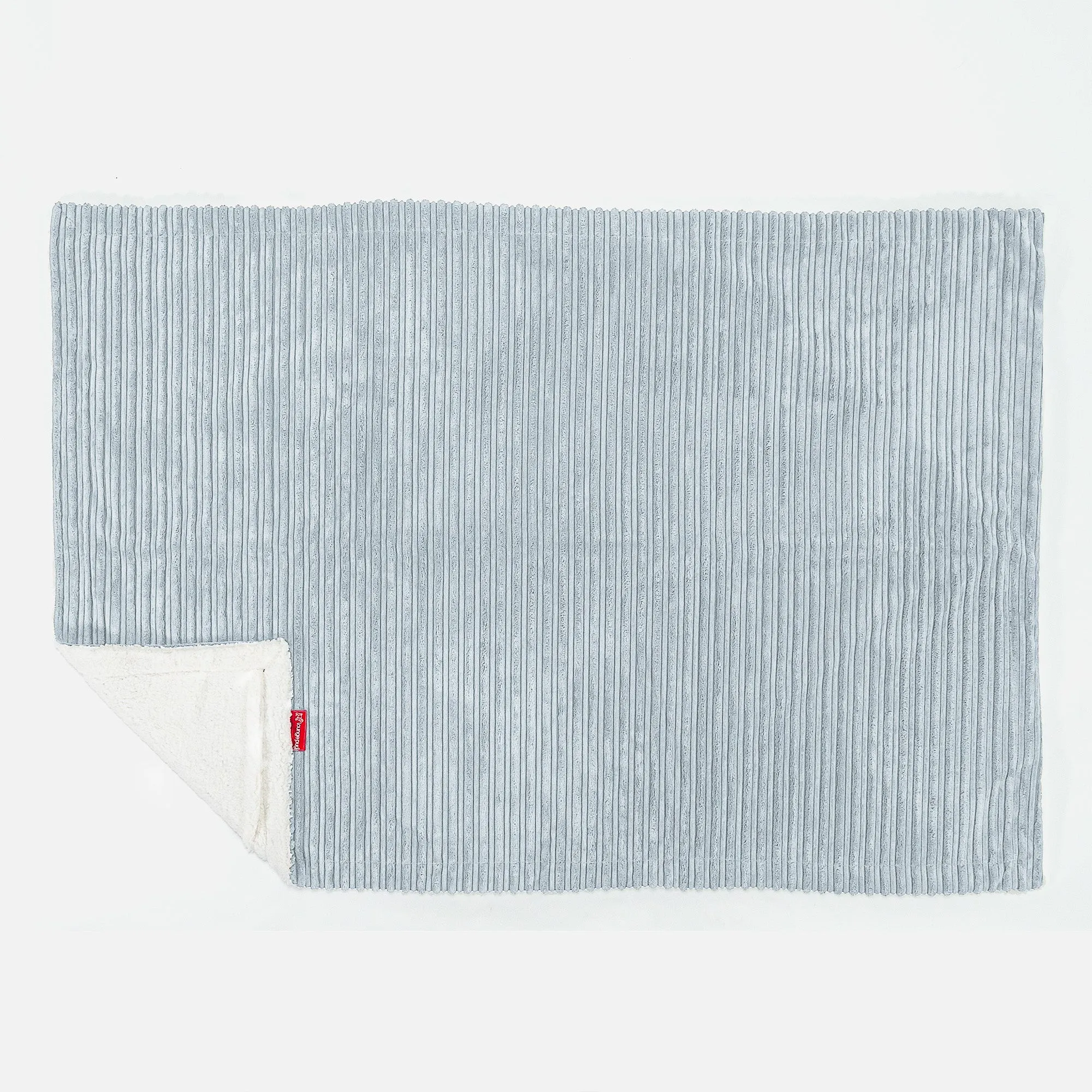 Sherpa Throw / Blanket - Cord Baby Blue