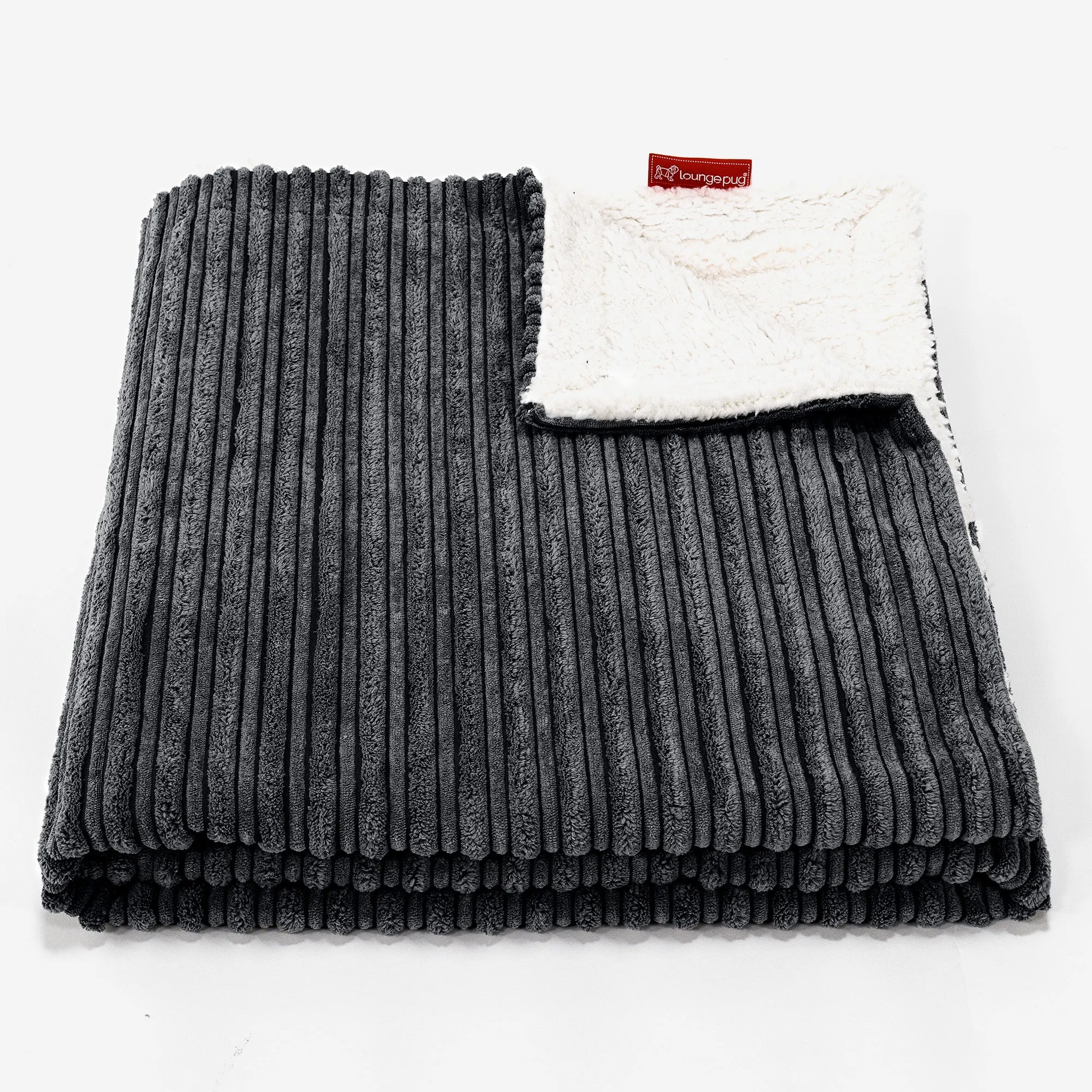 Sherpa Throw / Blanket - Cord Black