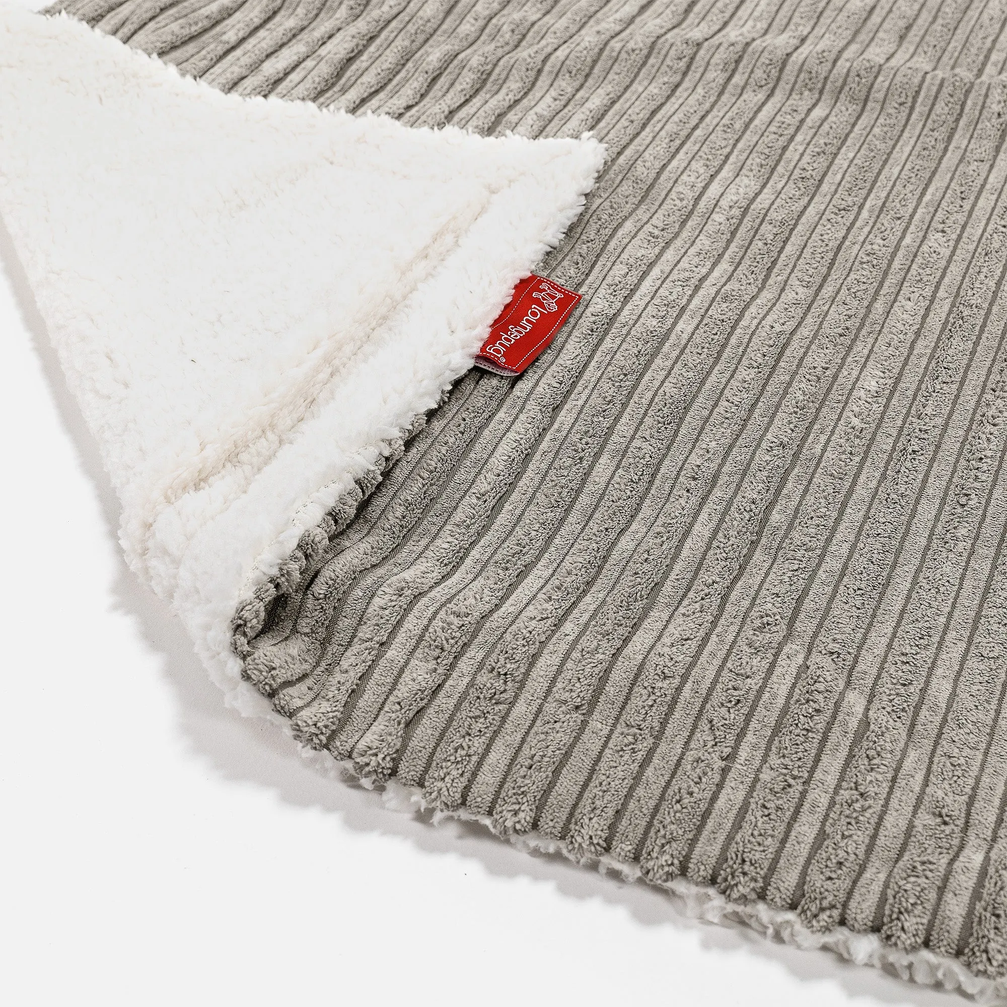 Sherpa Throw / Blanket - Cord Mink