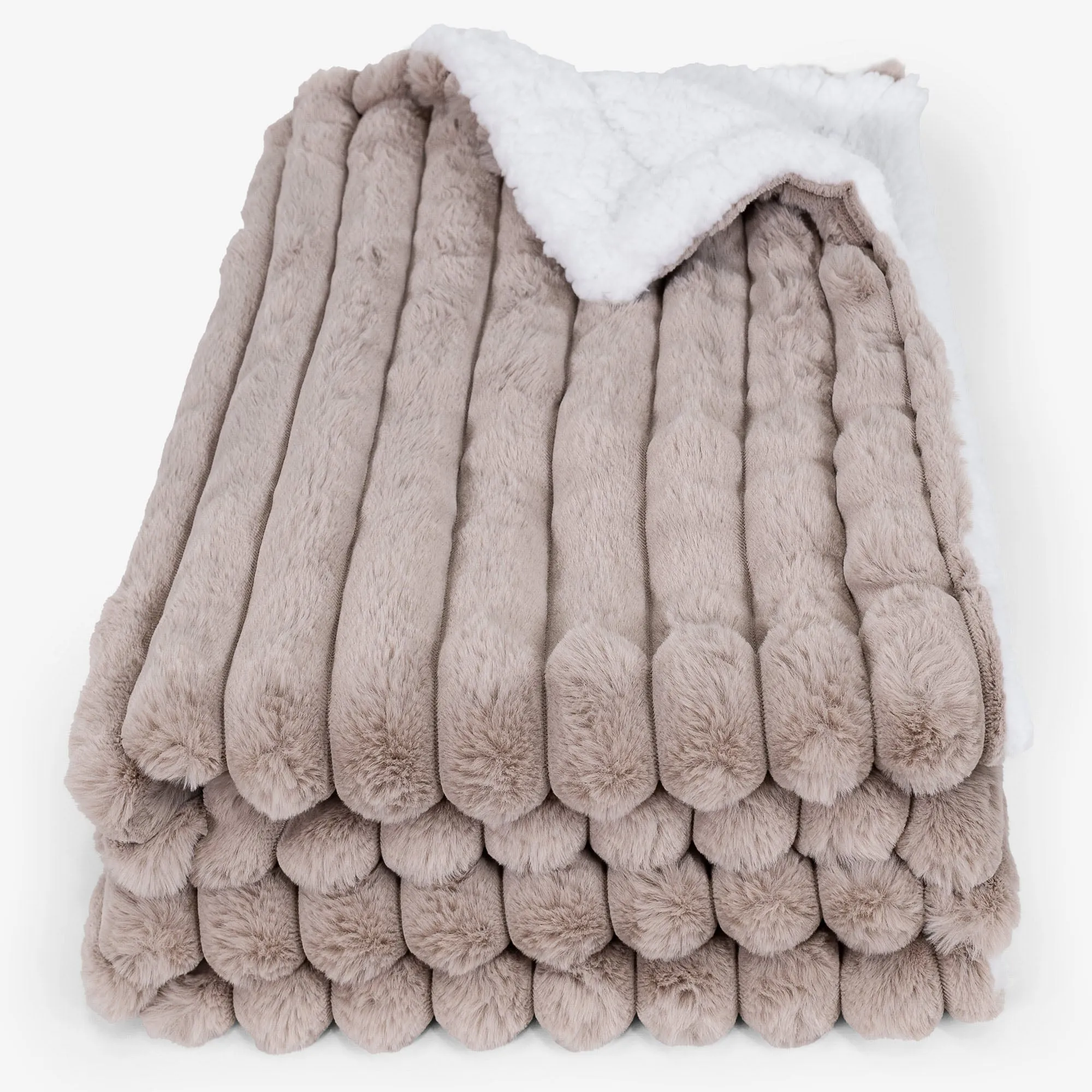 Sherpa Throw / Blanket - Ultra Plush Cord Minky