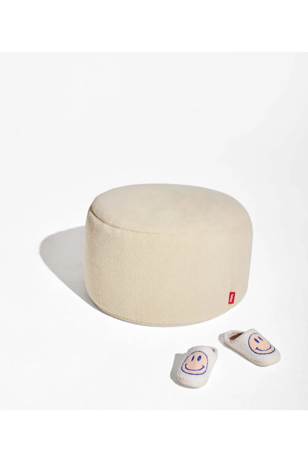 Sherpa Upholstered Pouf L | Fatboy Point