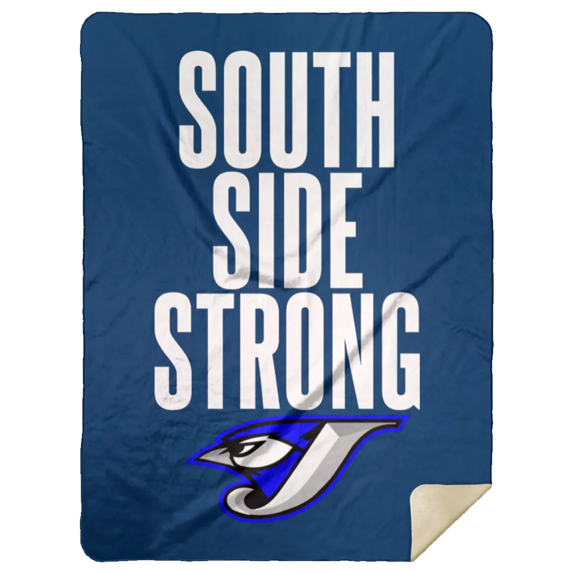 South Side Strong Football MSHL Premium Sherpa Blanket 60x80