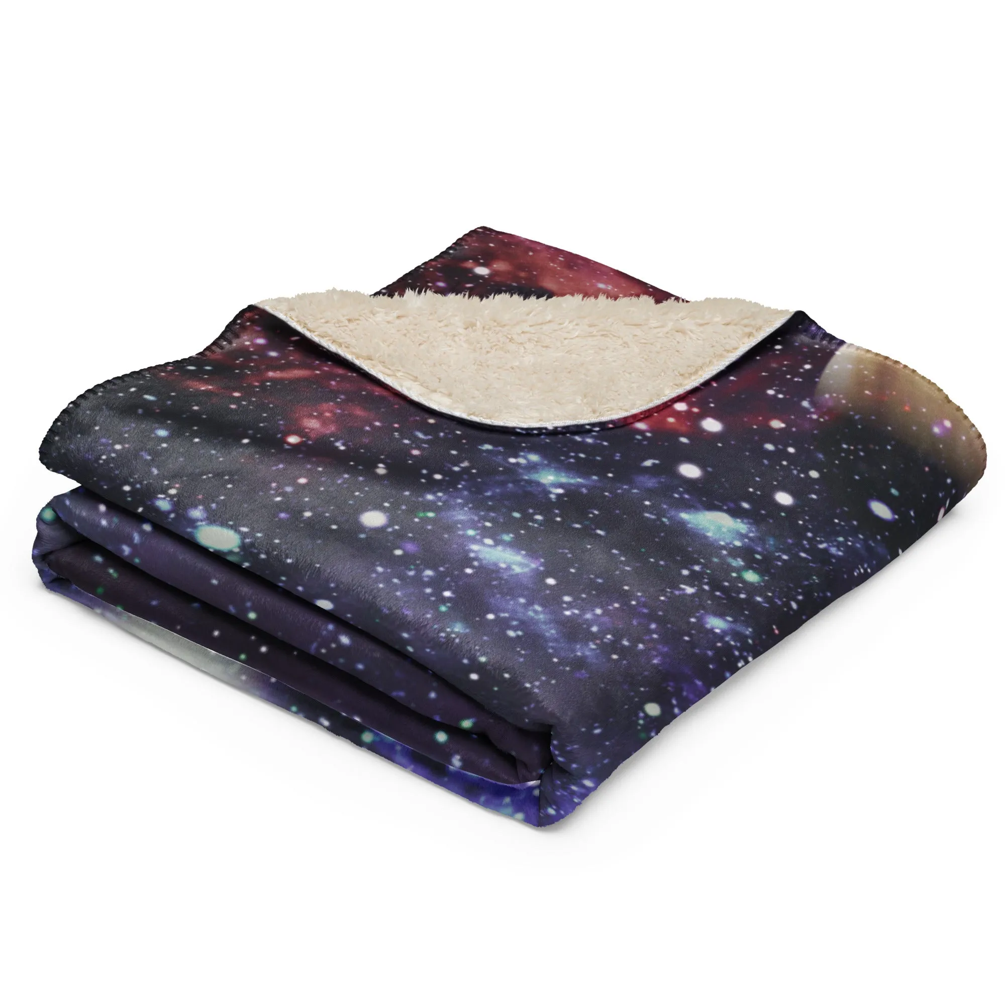 Space Sherpa blanket lioness-love