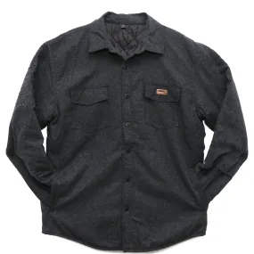 Tak Waterman | Plug Quilted Flannel Shirt Jacket | Charcoal