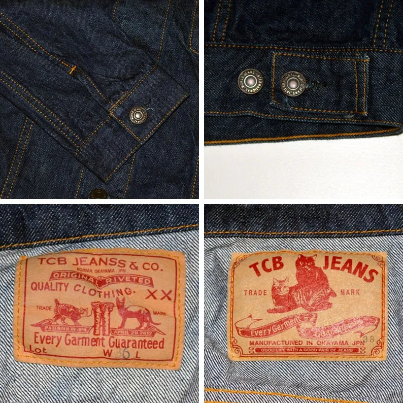 TCB jeans "TCB 60's Trucker Jacket / Type 3rd" 13oz 3rd DENIM JACKET