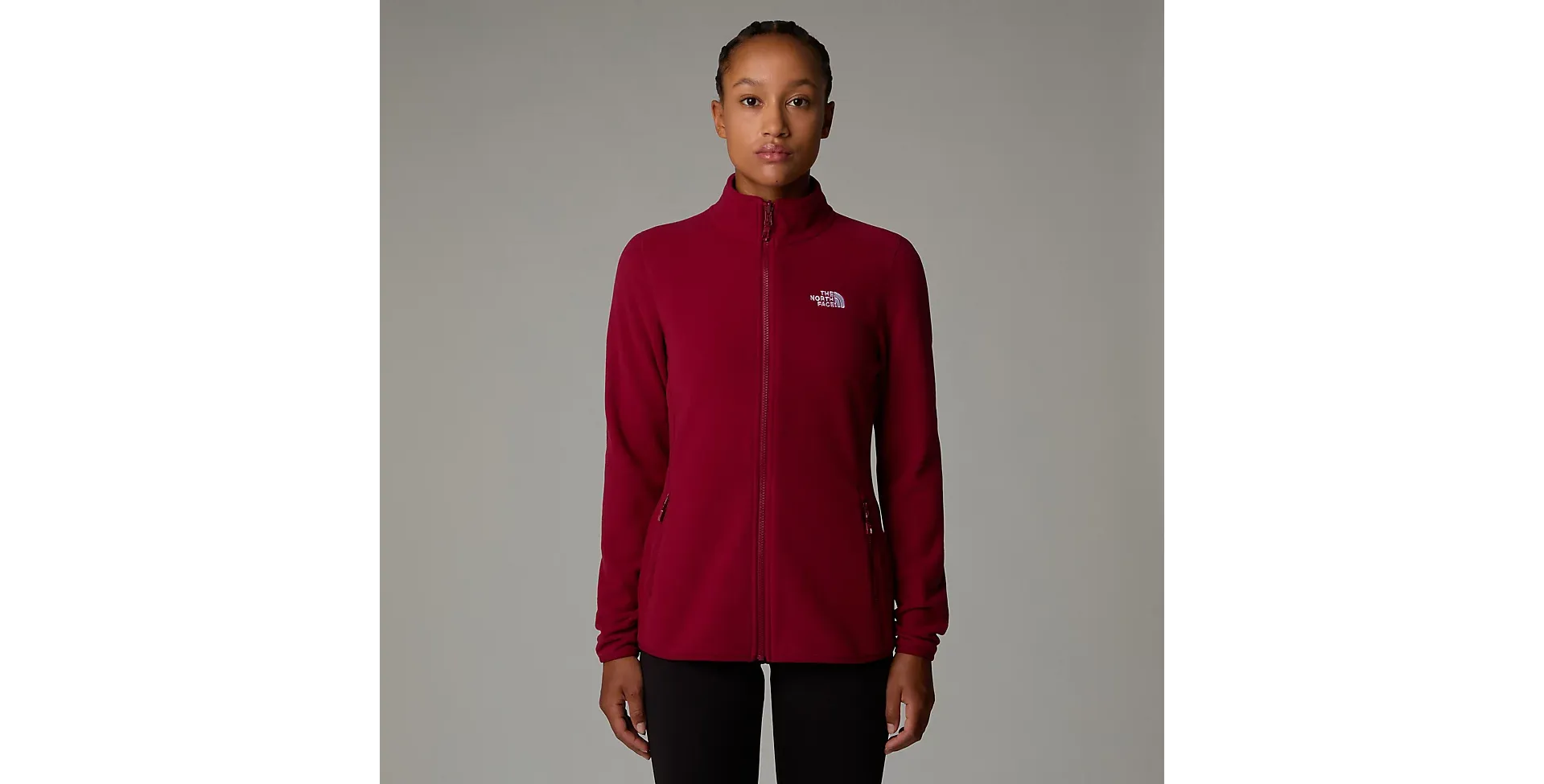 The North Face Womens 100 Glacier Full Zip Fleece