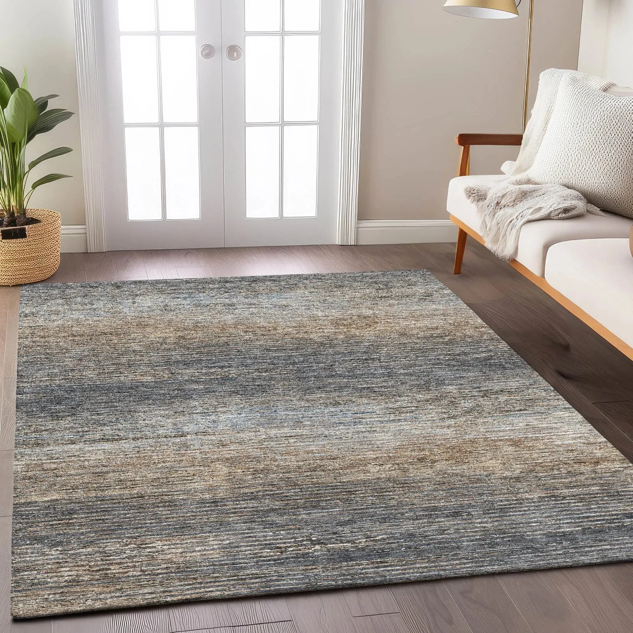 Trevi TV1 Pewter Rug