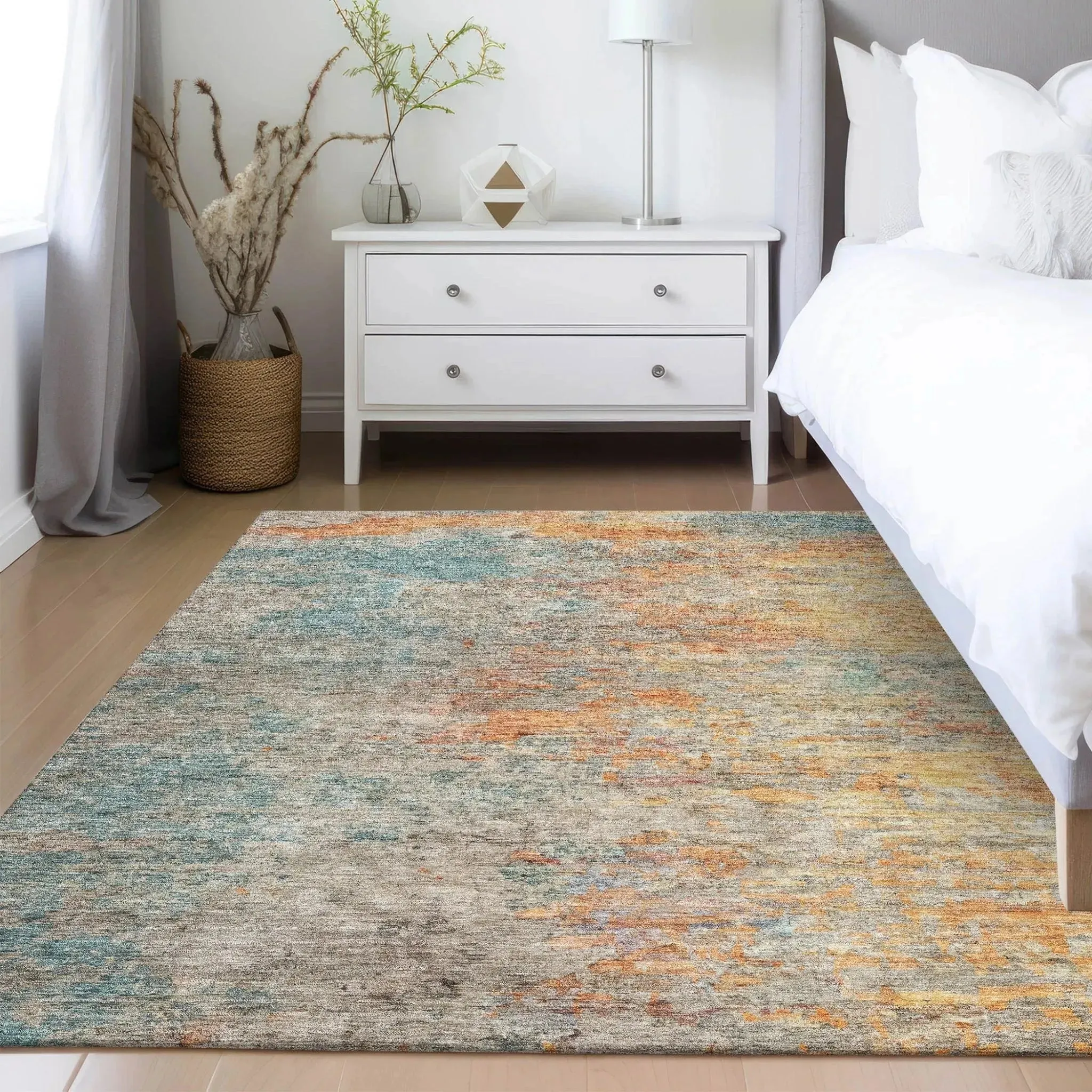 Trevi TV13 Teal Rug