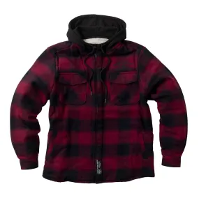 WCC HELL BENT FLANNEL JACKET - RED/BLACK