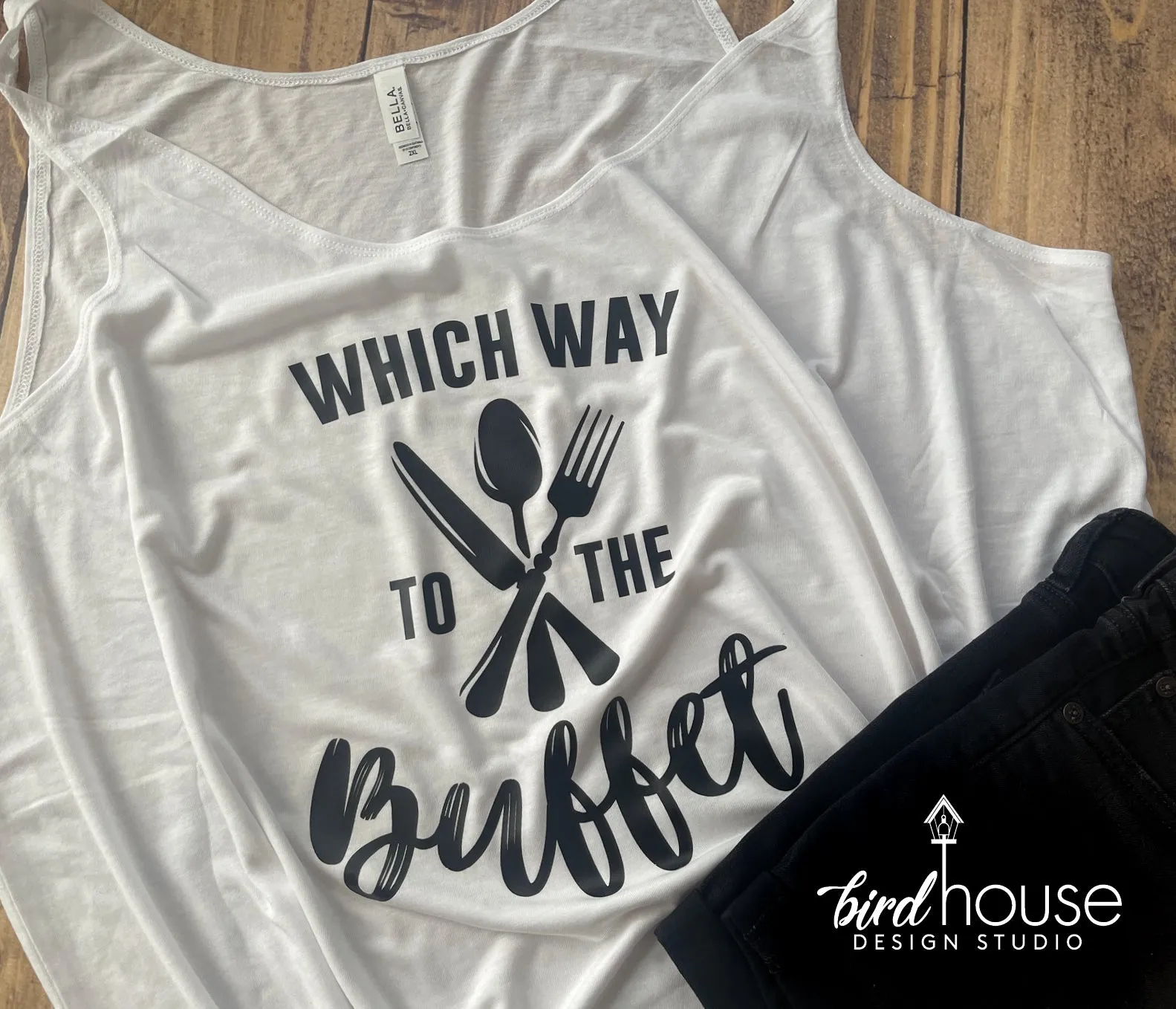 Which way to the Buffet Cruise Vacation Shirt, Funny Graphic tee