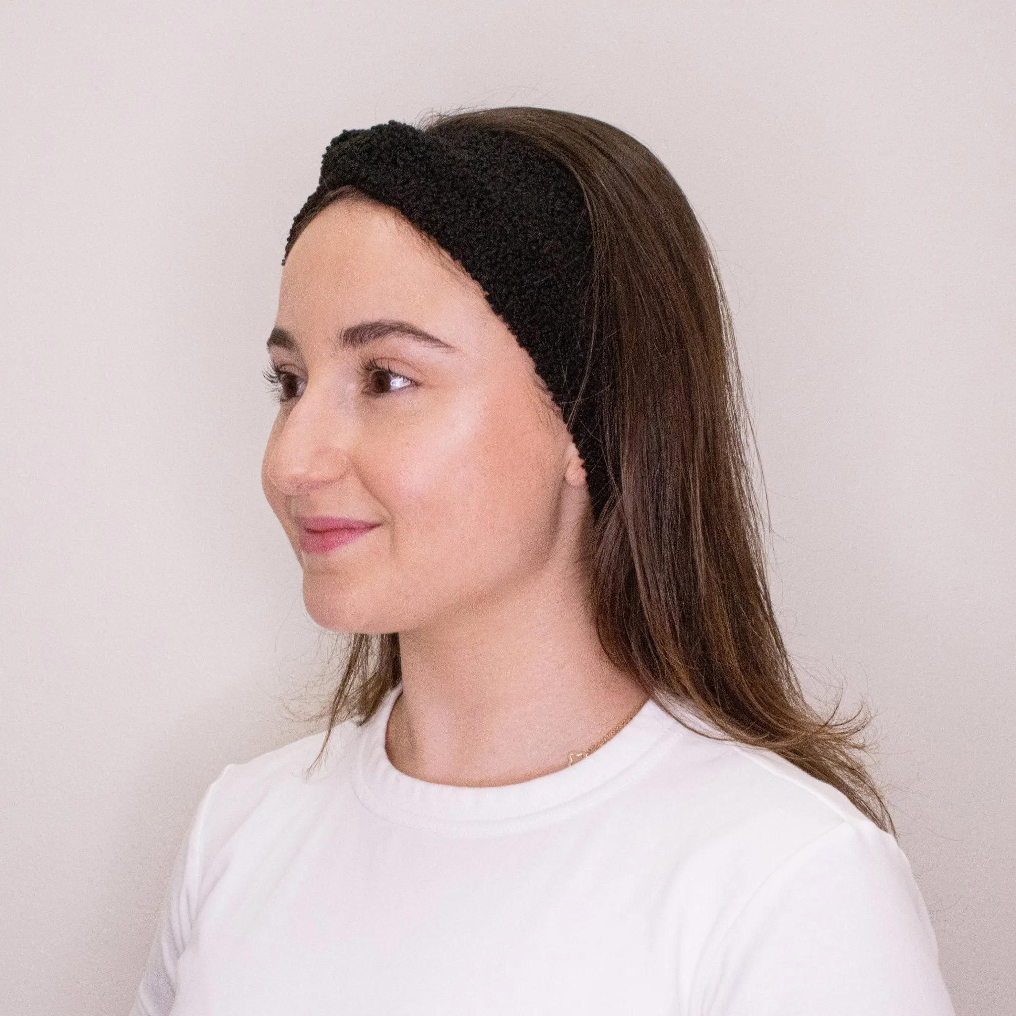 Wide Criss Cross Sherpa Headbands - 2 Pack